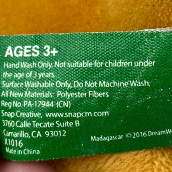 Dreamworks Madagascar Alex the Lion Plush Stuffed Animal Toy 10" - Picture 3 of 4